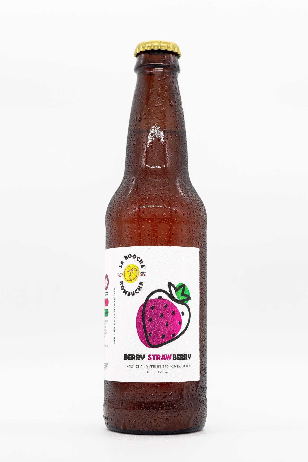 Berry Strawberry Kombucha