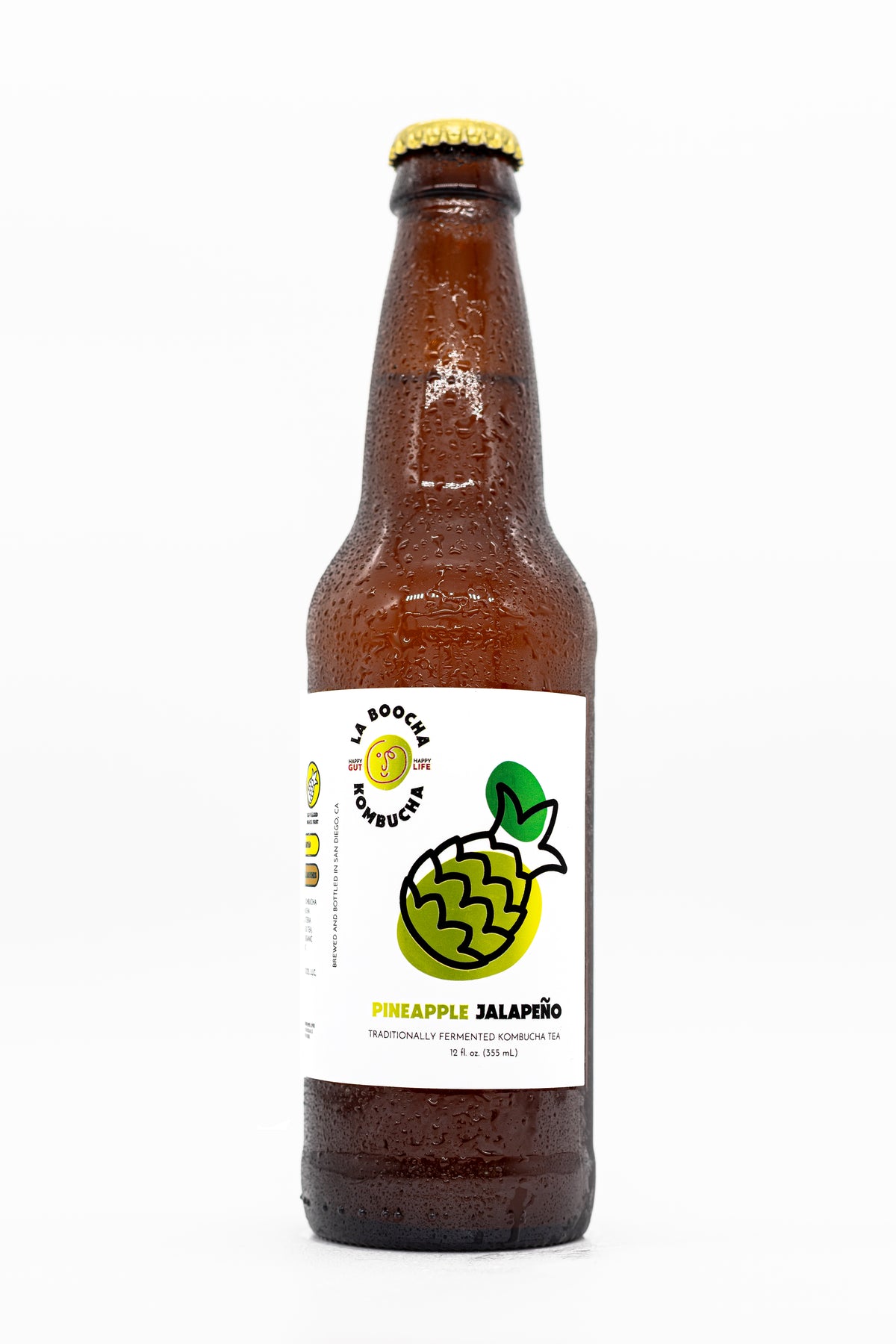 Piña-Jalapeño Kombucha