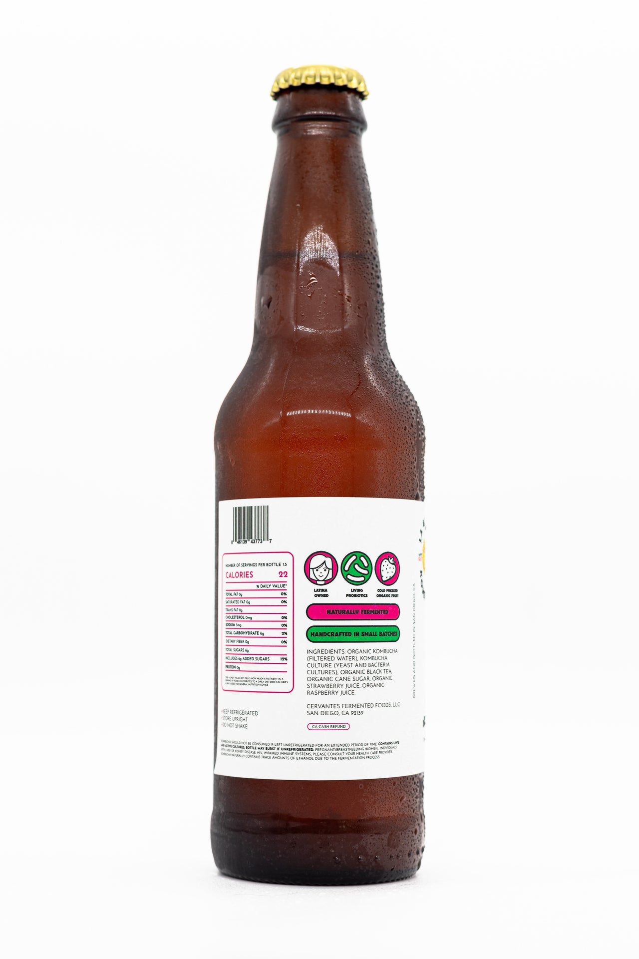 Berry Strawberry Kombucha