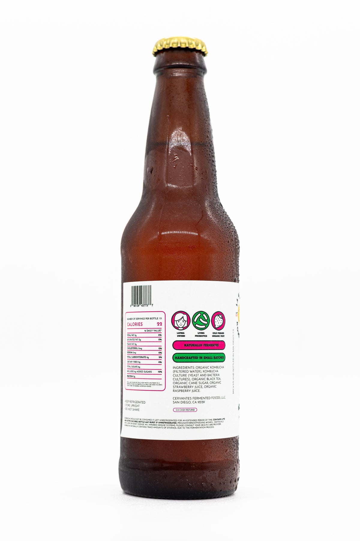 Berry Strawberry Kombucha