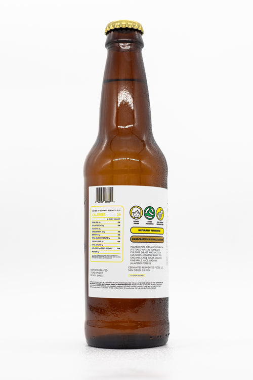 Piña-Jalapeño Kombucha