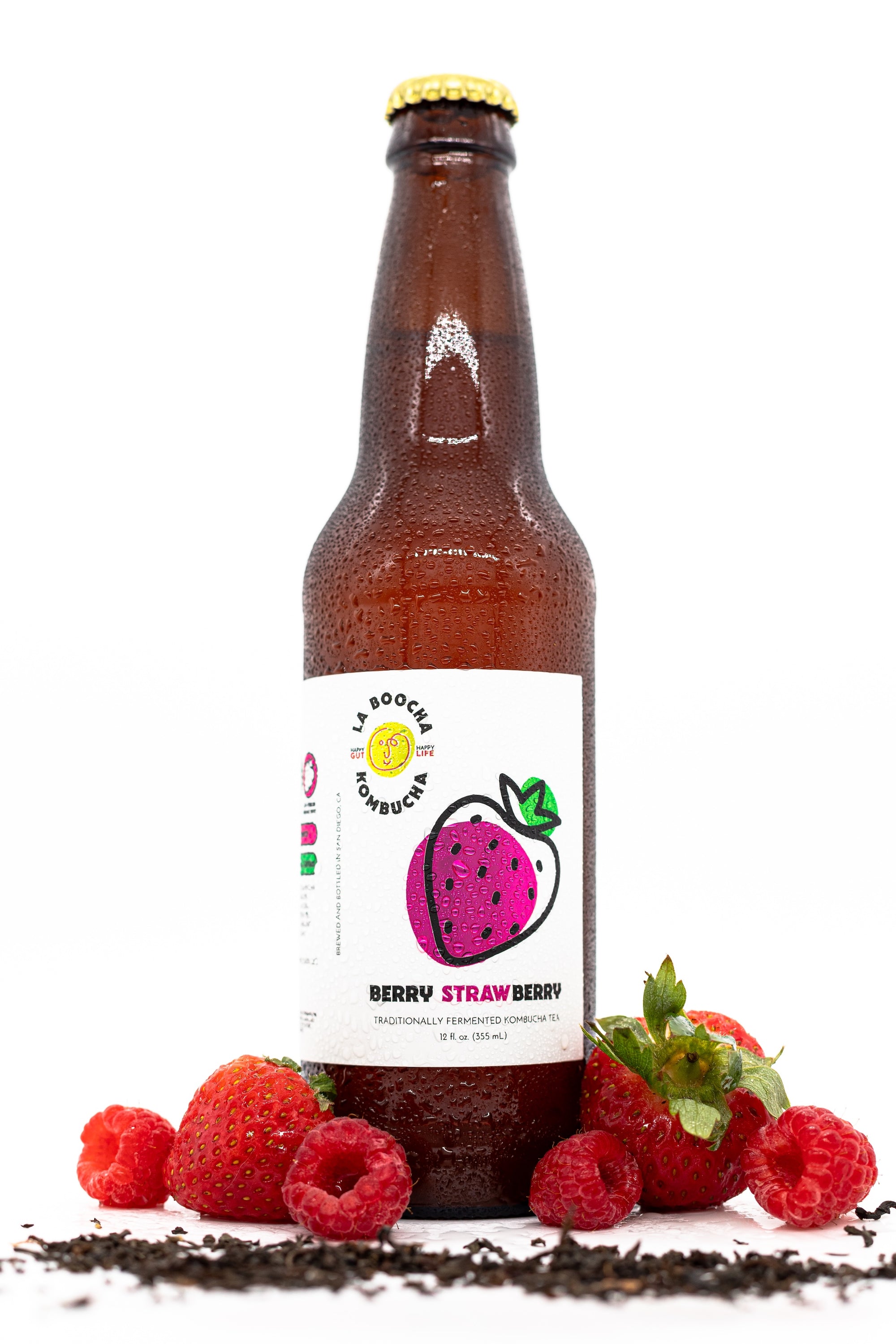 Berry Strawberry Kombucha