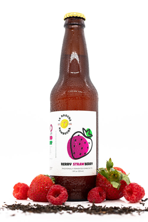 Berry Strawberry Kombucha